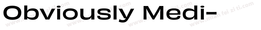 Obviously Medi字体转换